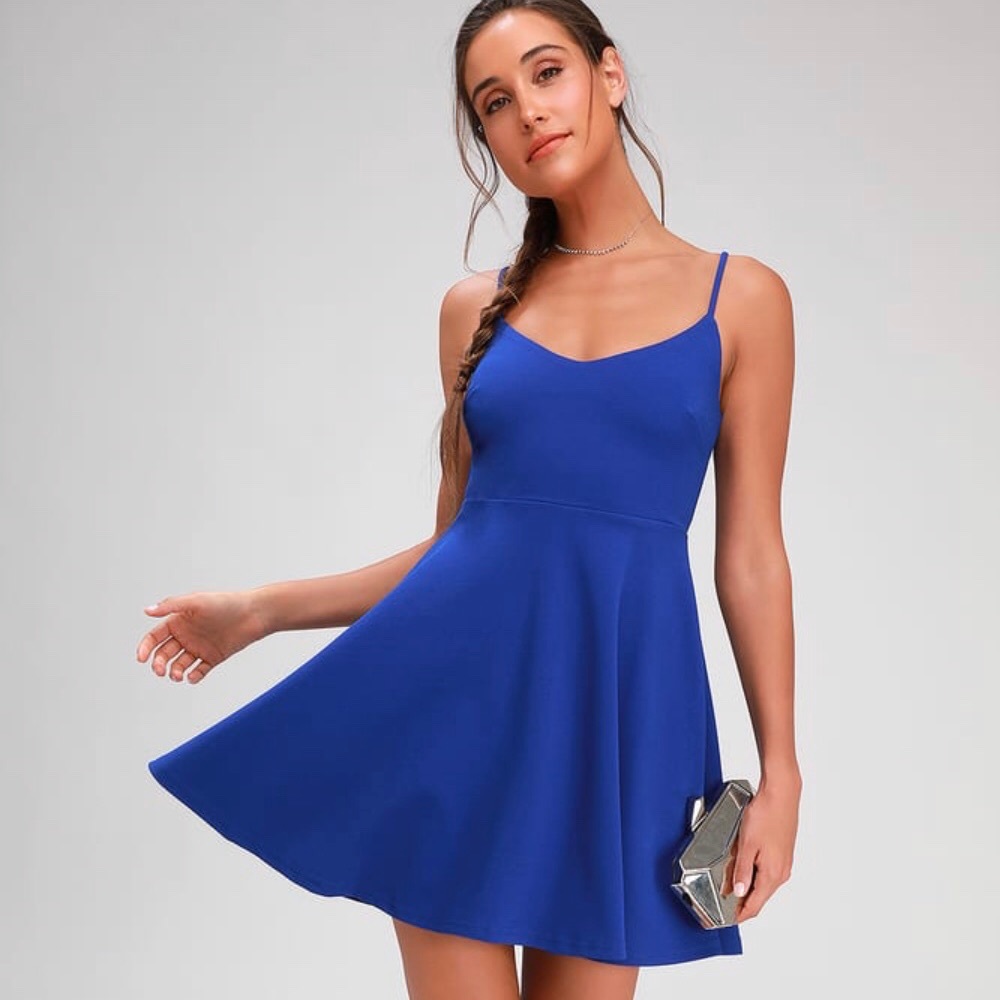 Lulus Royal blue dress